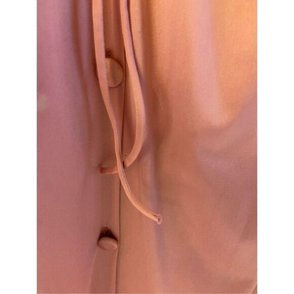 JC Penney nylon gown matching robe Butterfly Rose USA small rn#16345 - Picture 5 of 9